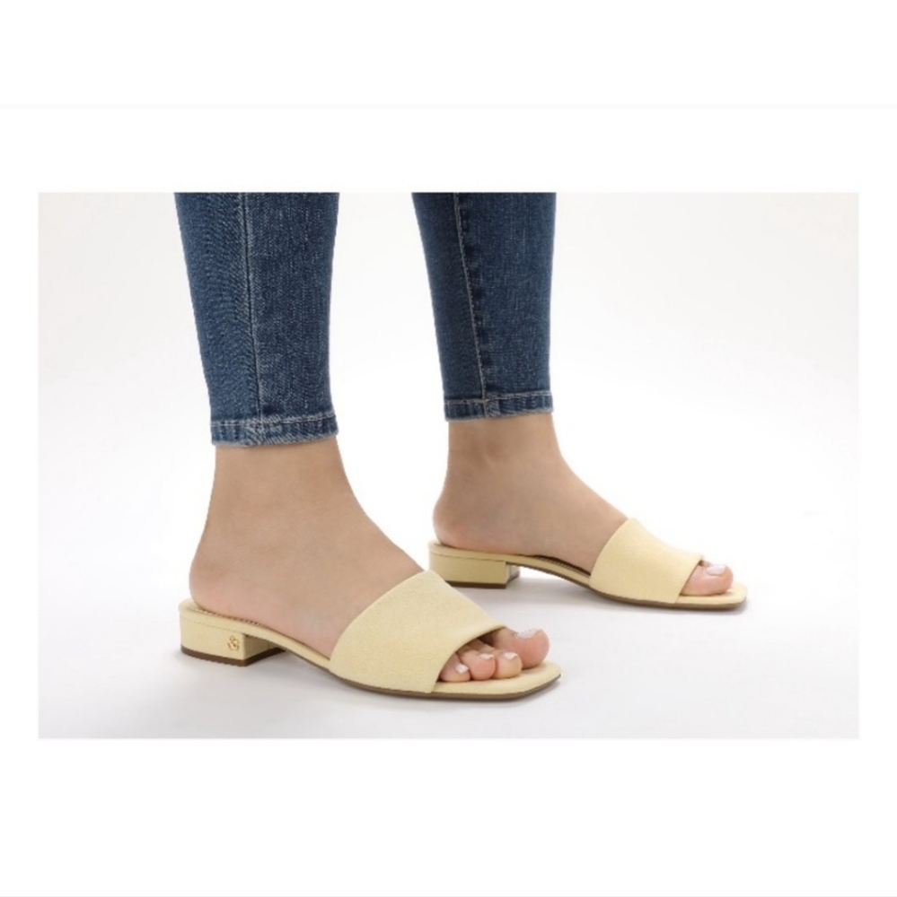 Sam & Libby Karissa Slide Sandal Yellow Pastel 9